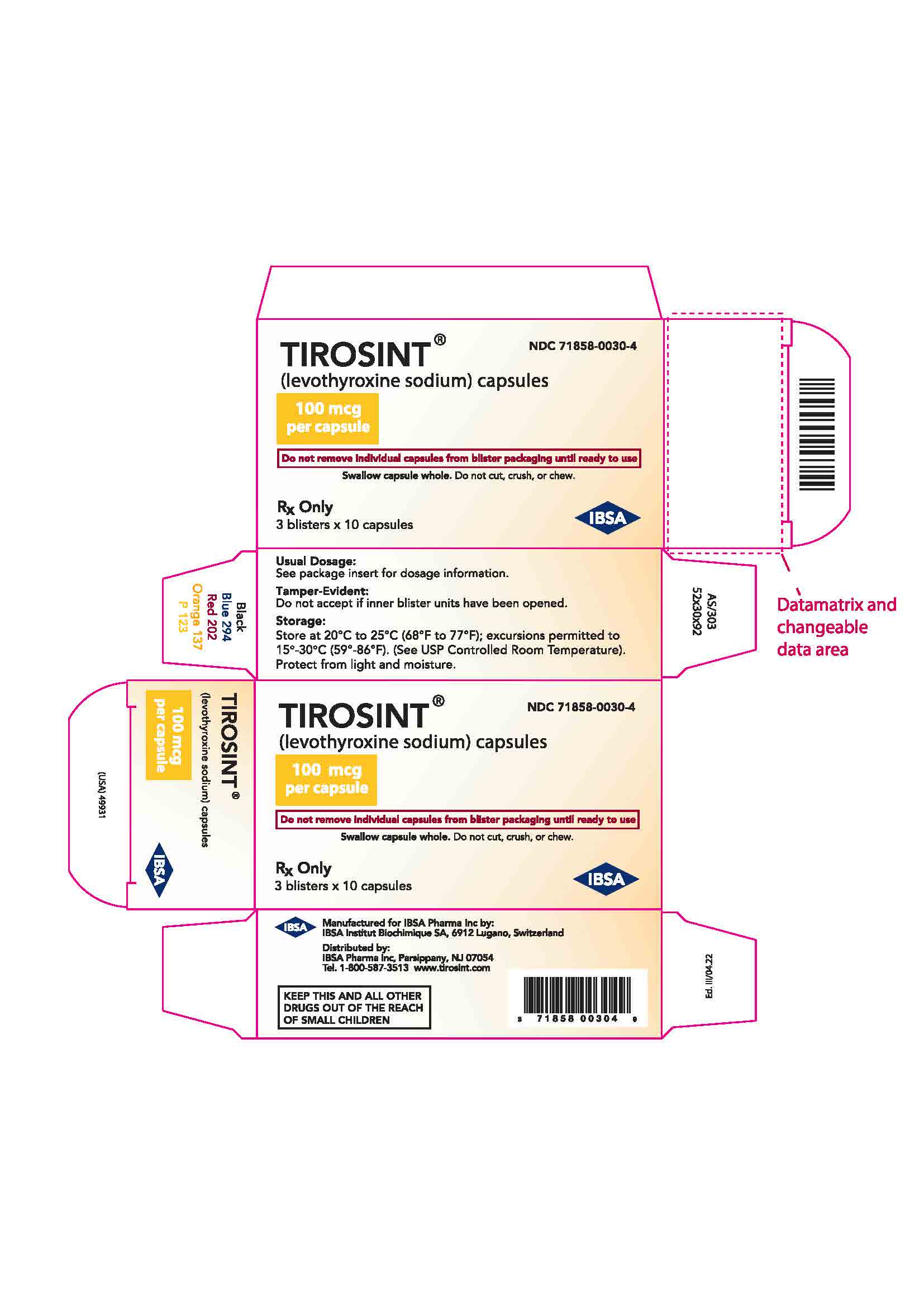 Tirosint Package Insert / Prescribing Information